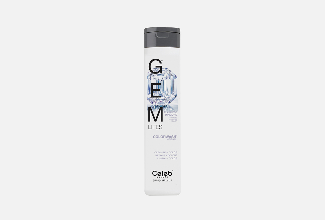 Тонирующий шампунь для волос CELEB LUXURY Gem Lites Shampoo 244 мл