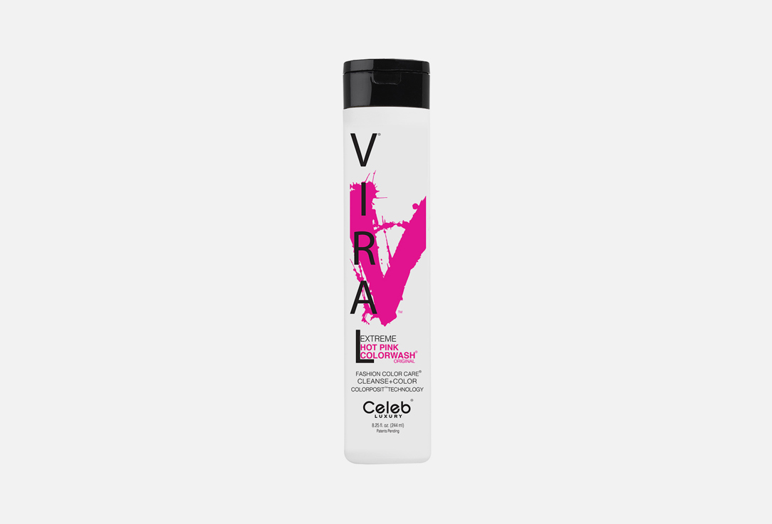 Тонирующий шампунь для волос Celeb Luxury Viral Shampoo Hot Pink