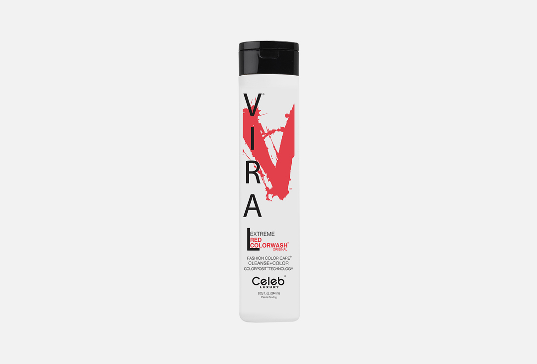 Тонирующий шампунь для волос Celeb Luxury Viral Shampoo Red