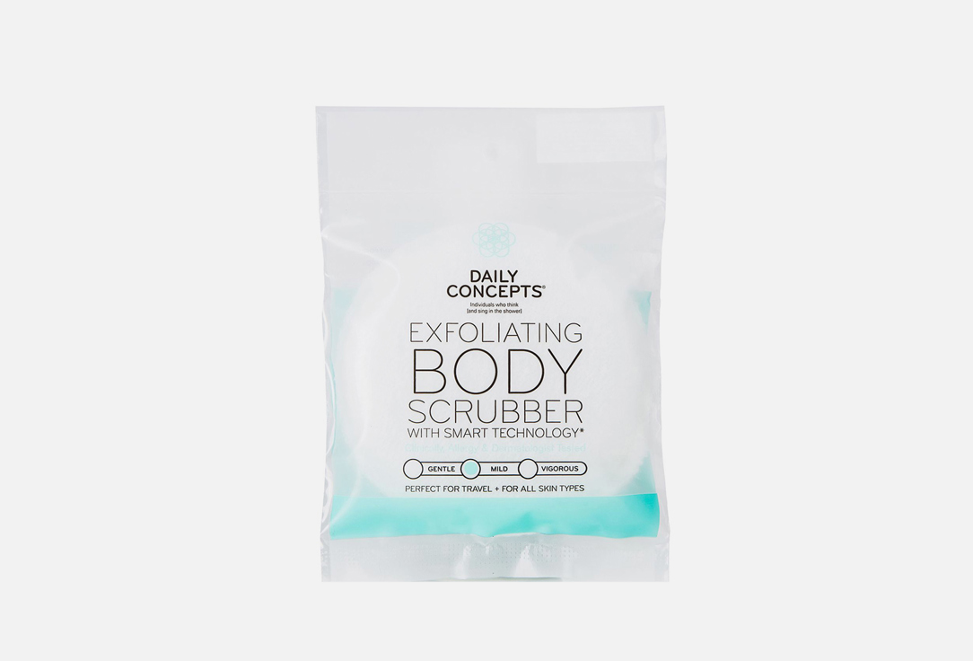 Мочалка DAILY CONCEPTS Daily Exfoliating Dual Texture Scrubber 1 шт мочалка daily concepts your body scrubber 1