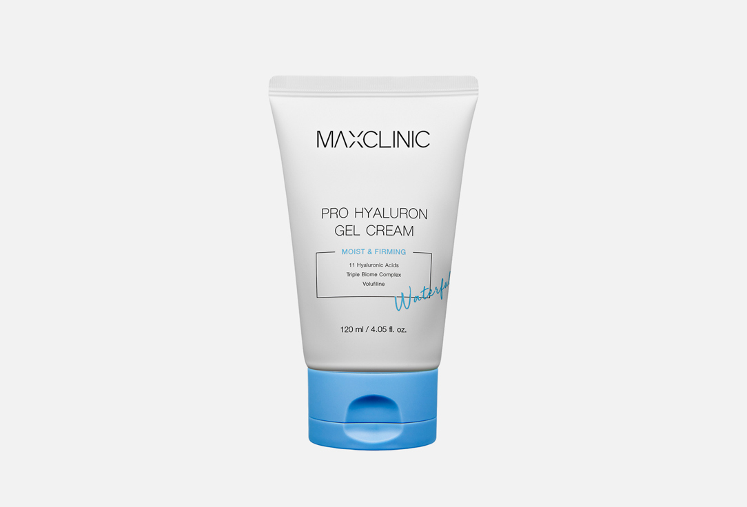 Крем-гель для лица MAXCLINIC Pro Hyaluron Gel Cream 120 мл maxclinic гель скатка для пилинга лица pro hyaluron peeling gel 120 мл maxclinic face care