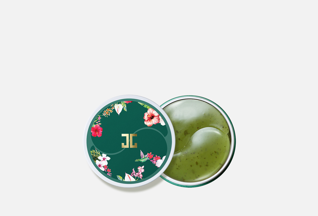 Гидрогелевые патчи JAYJUN Green Tea Eye Gel Patches 60 шт jayjun cosmetic гель патч для кожи вокруг глаз roselle tea восстанавливающий 60 патчей по 1 4 г 0 04 унции