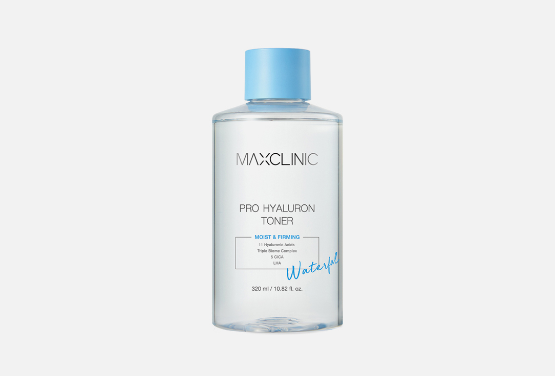 Тонер для лица MAXCLINIC Moist&Firming Pro Hyaluron Toner 320 мл maxclinic pro hyaluron peeling gel