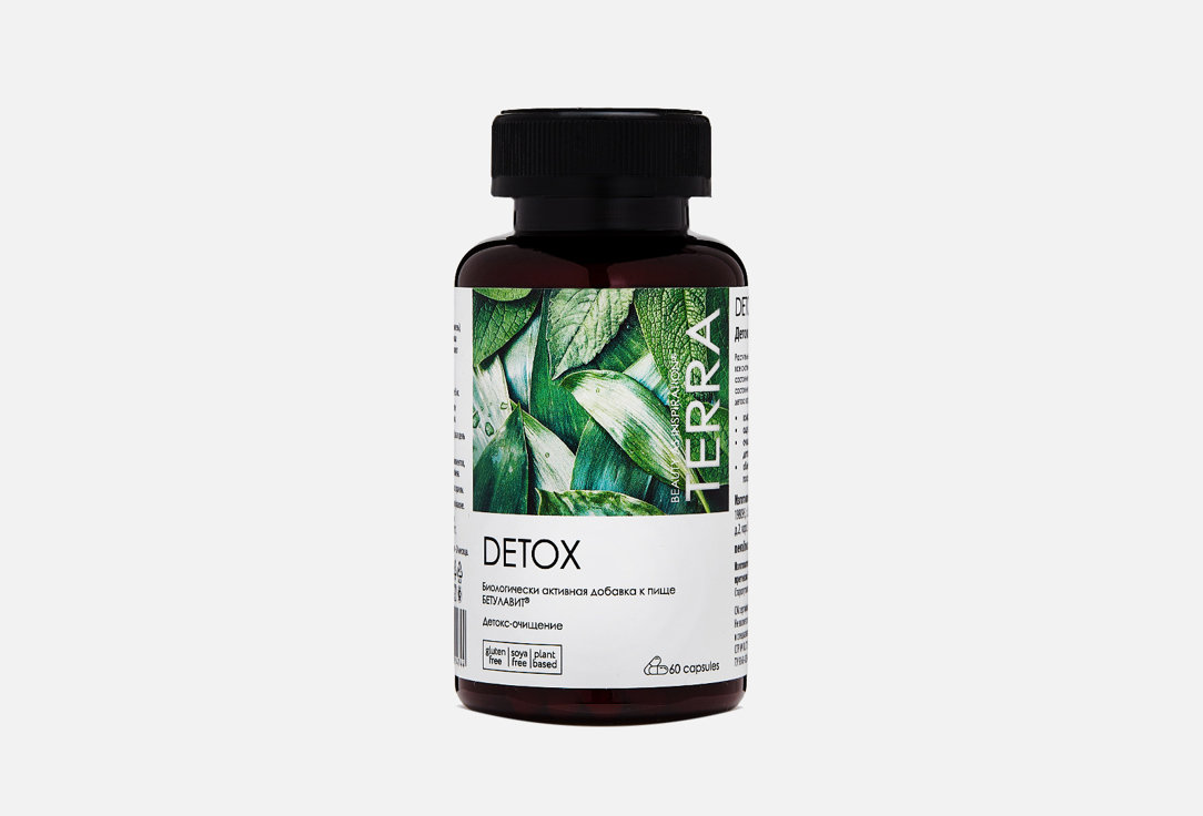 Биологически активная добавка TERRA Detox 60 шт биологически активная добавка гинокомфорт гинокомфорт 60 шт
