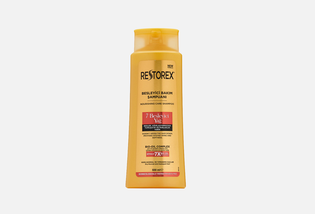 

шампунь для волос RESTOREX, NOURISHING CARE SHAMPOO 500 мл