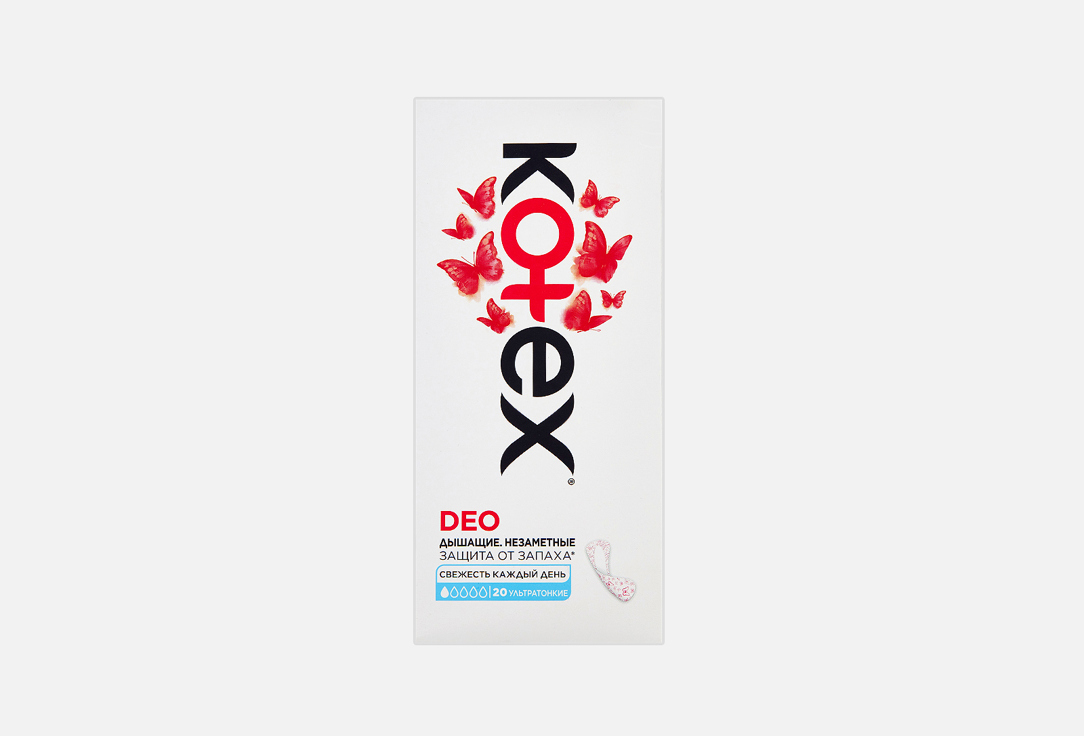 Изображение товара Ежедневные прокладки Kotex deo ultraslim