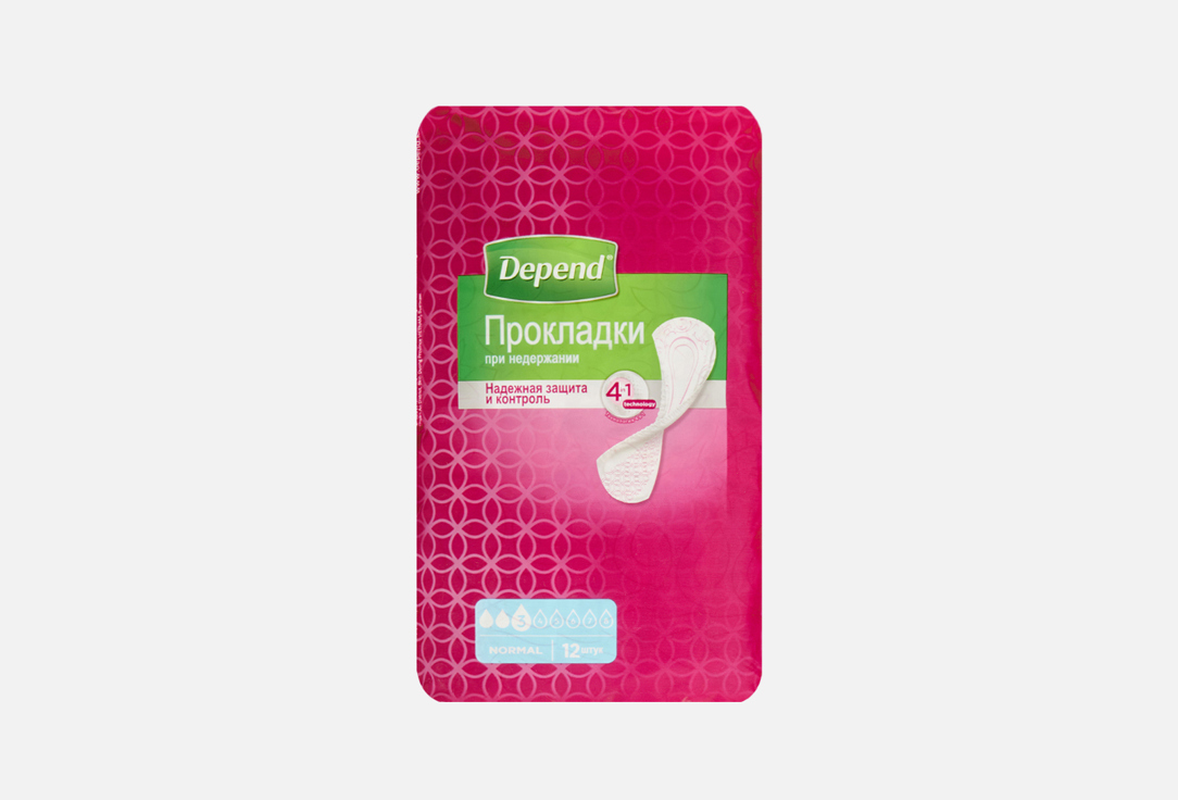 

Прокладки DEPEND, Normal 12 шт