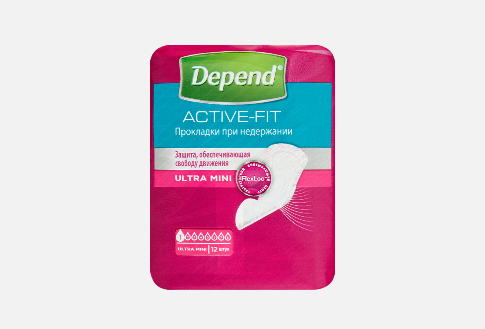 Depend Прокладки ultra mini 12 шт — купить в Москве