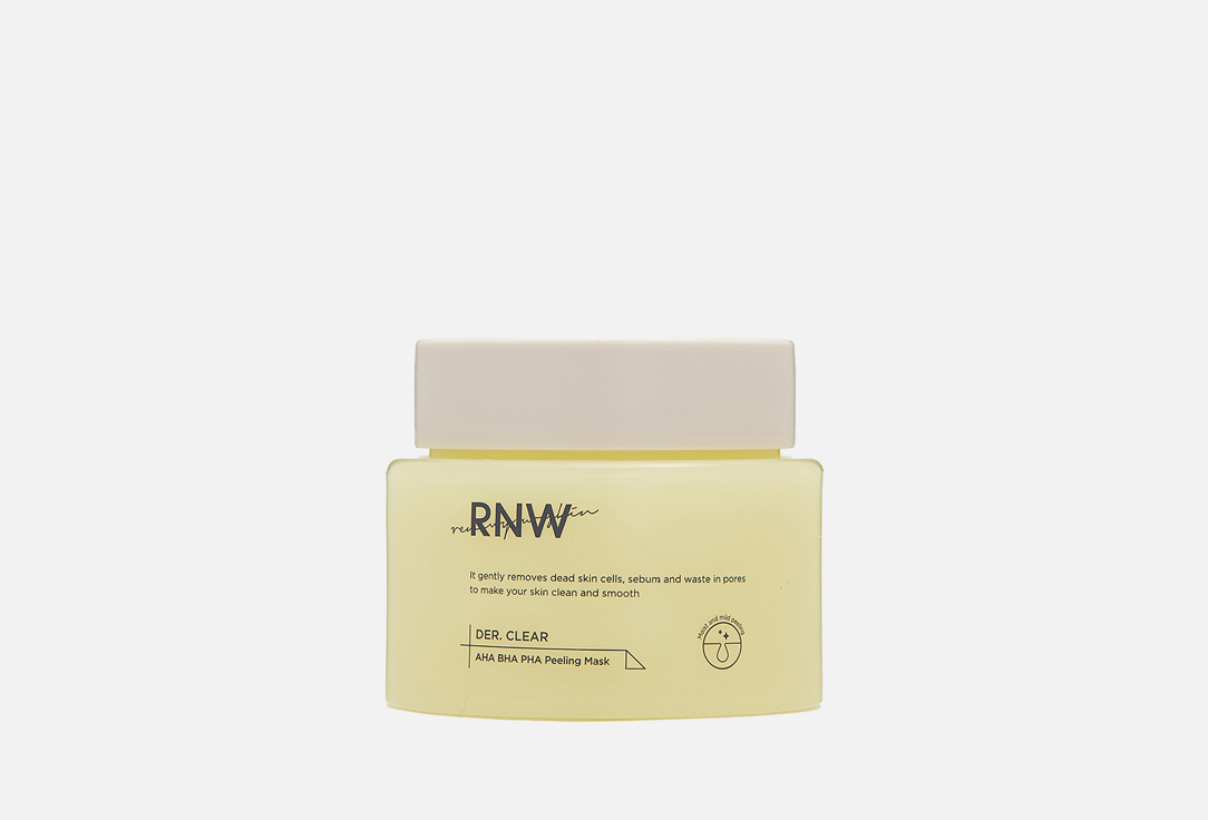 Изображение товара Маска-пилинг для лица RNW DER. CLEAR AHA BHA PHA Peeling Mask
