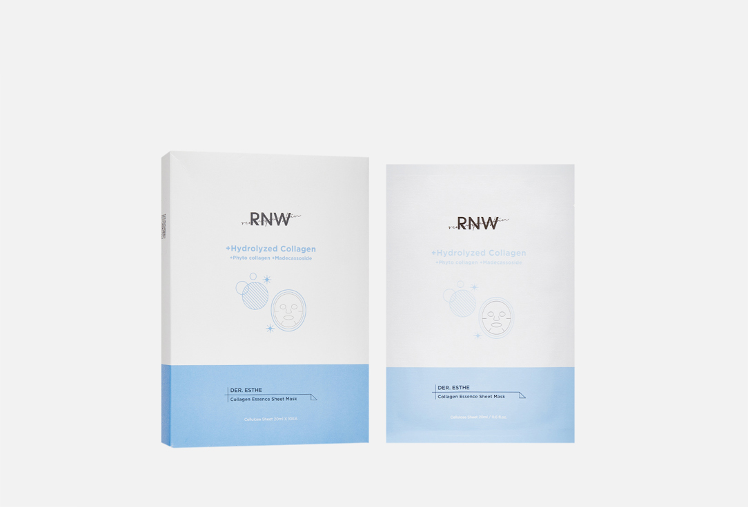 Изображение товара Набор тканевых масок для лица RNW DER. ESTHE Сollagen Essence Sheet Mask