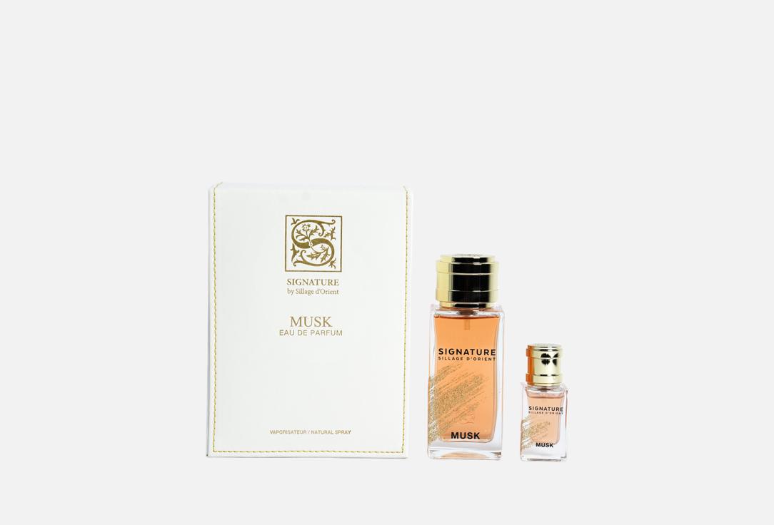 Изображение товара Набор парфюмерный SIGNATURE BY SILLAGE DORIENT Musk 100 мл миниатюра 15 мл распылитель