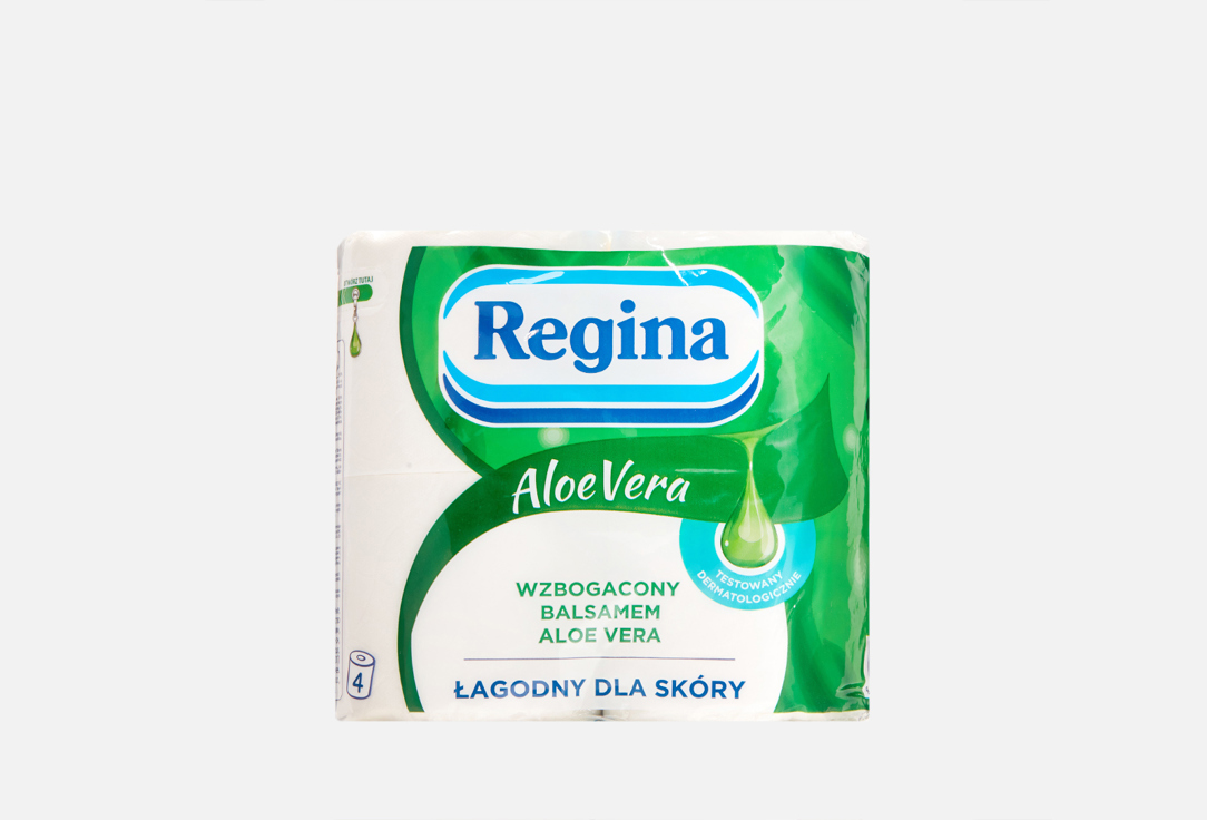 

Туалетная бумага REGINA, Алоэ вера 4 шт