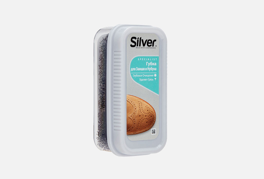 Изображение товара Губка для обуви Silver Specialist для замши нубука, чистка и уход