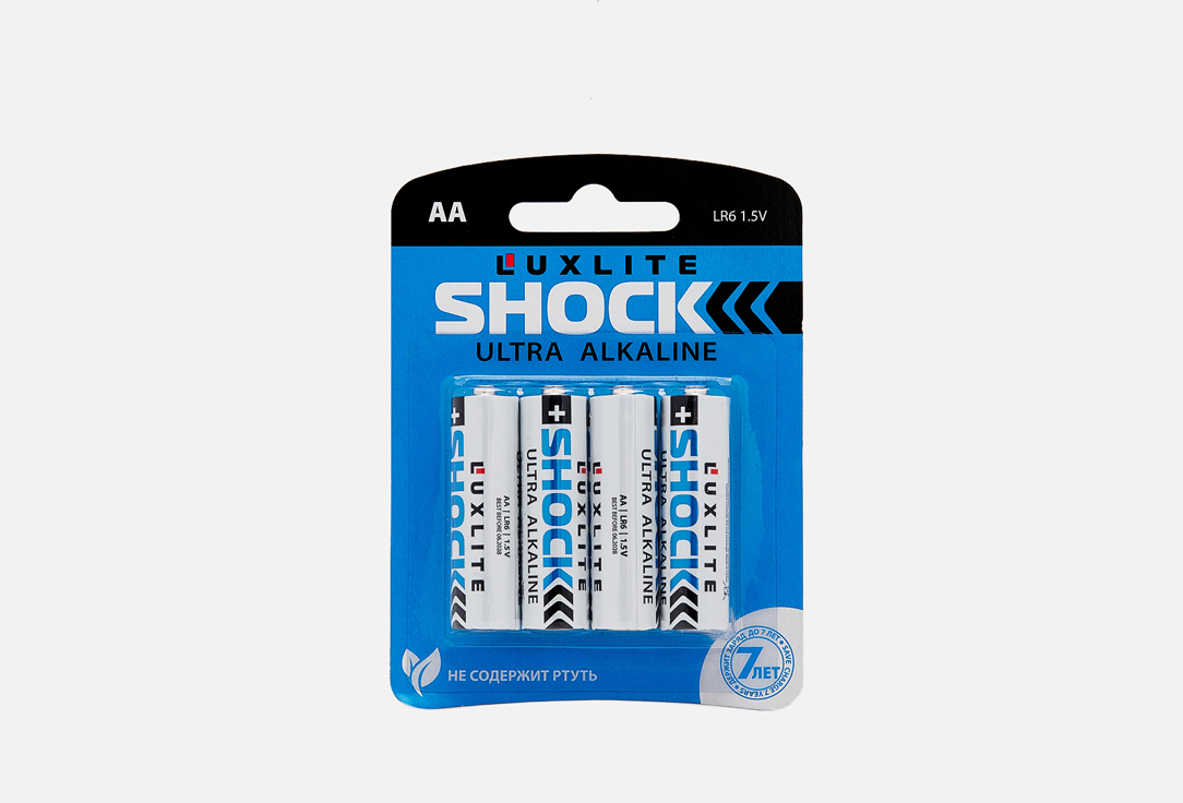 Батарейки LUXLITE SHOCK АА 4 шт