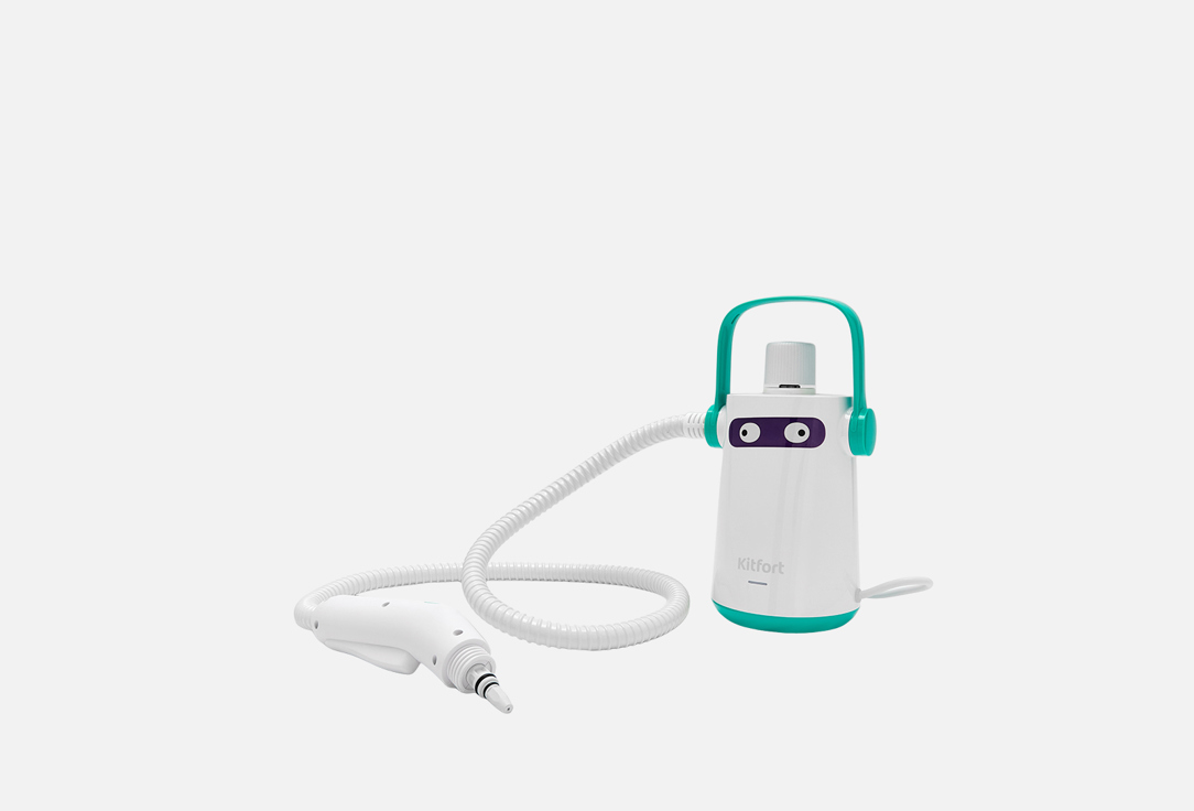 Пароочиститель KITFORT KT-9109-3 white-turquoise 1 шт