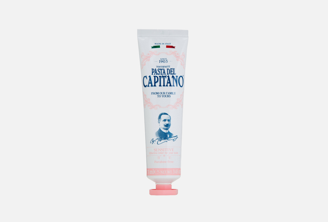 зубная паста pasta del capitano pasta del capitano junior soft mint Зубная паста PASTA DEL CAPITANO Sensitive 75 мл