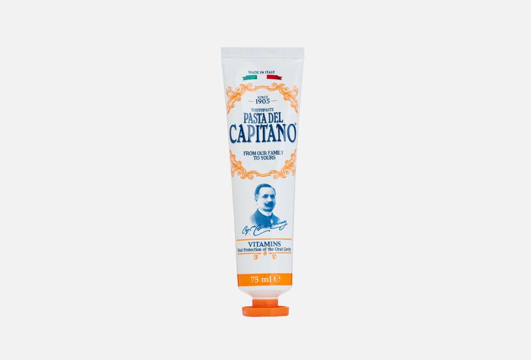 зубная паста pasta del capitano pasta del capitano sensitive Зубная паста PASTA DEL CAPITANO Vitamins ACE 75 мл