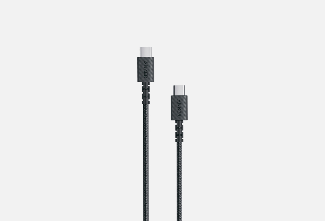 Кабель ANKER PowerLine Select USB-C, черный 1 шт кабель интерфейсный anker a8023h21 powerline select usb a usb c белый 1 8 м