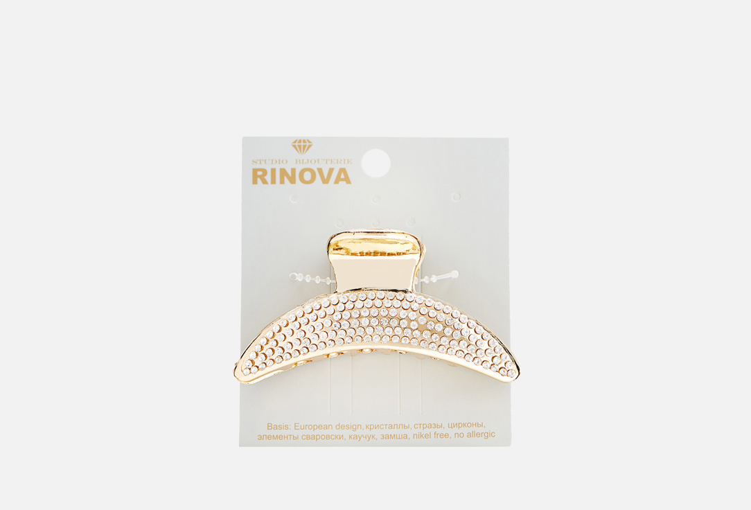 Изображение товара Краб для волос RINOVA золотой