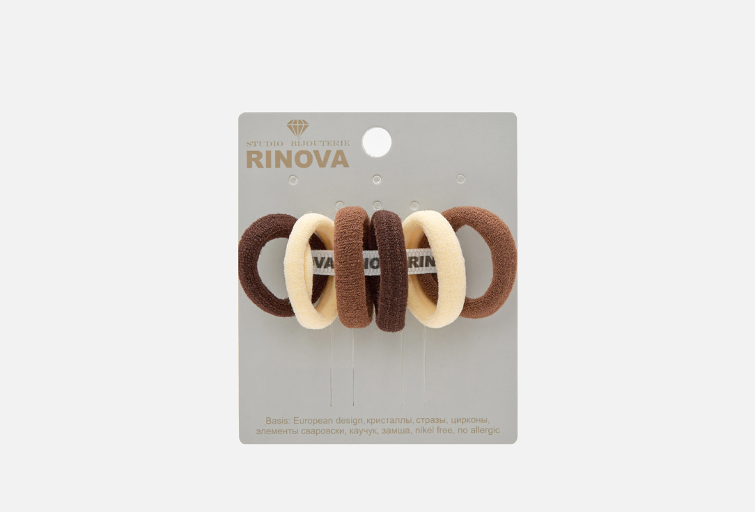 Изображение товара Набор резинок RINOVA коричневый
