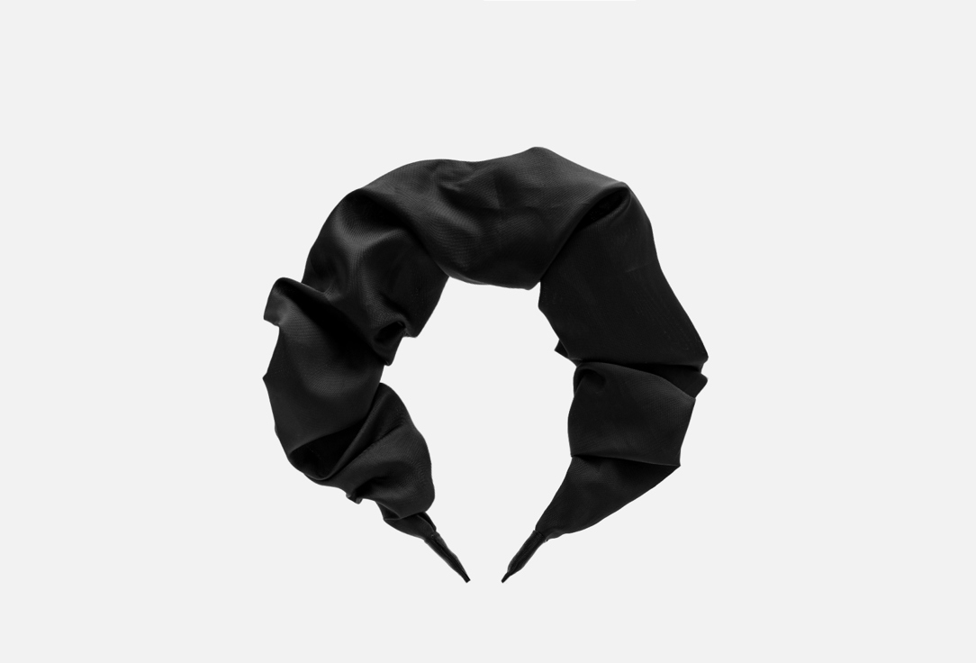 Изображение товара Ободок RINOVA черный объемный для волос