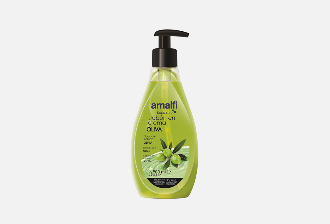 Изображение товара Жидкое мыло Amalfi HAND SOAP OLIVE для рук 500 мл натуральный уход очищение