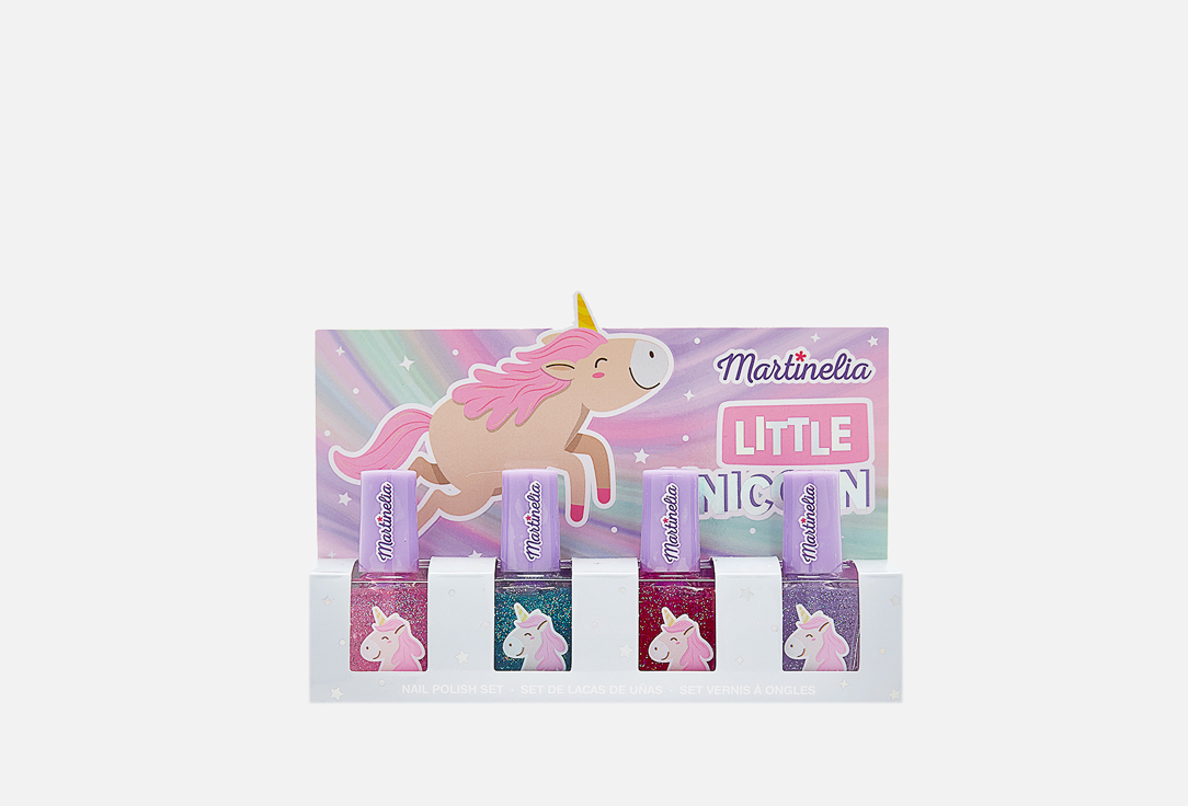 Изображение товара Набор из четырех лаков для ногтей Martinelia Маленький единорог