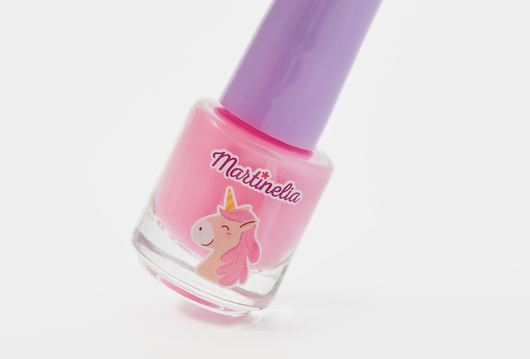 Набор детской декоративной косметики из двух позиций Martinelia Little Unicorn Lip Gloss + Nail Polish 