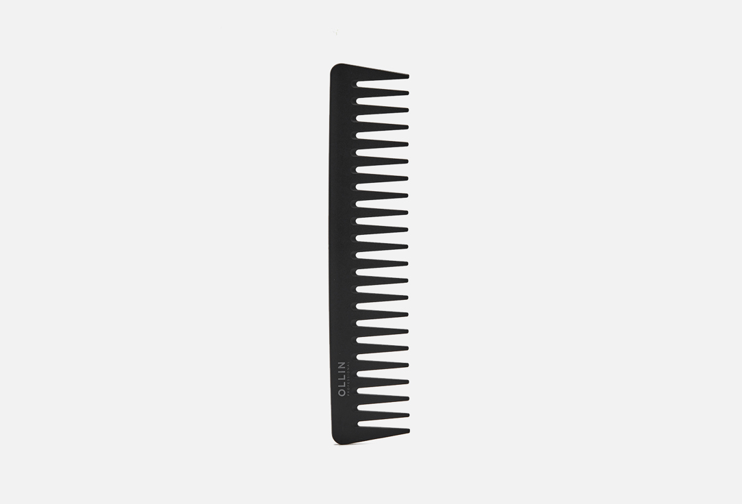 Расческа для волос OLLIN PROFESSIONAL Comb with rare-tooth, 19 cm 1 шт расческа для стрижки редкозубая с линейкой белая