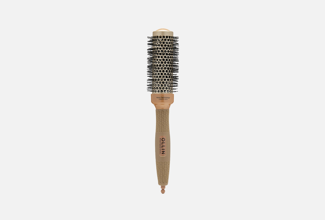 Изображение товара Термобрашинг для волос Ollin Professional Thermal brushing Gold Ceramic+Ion, 34 mm