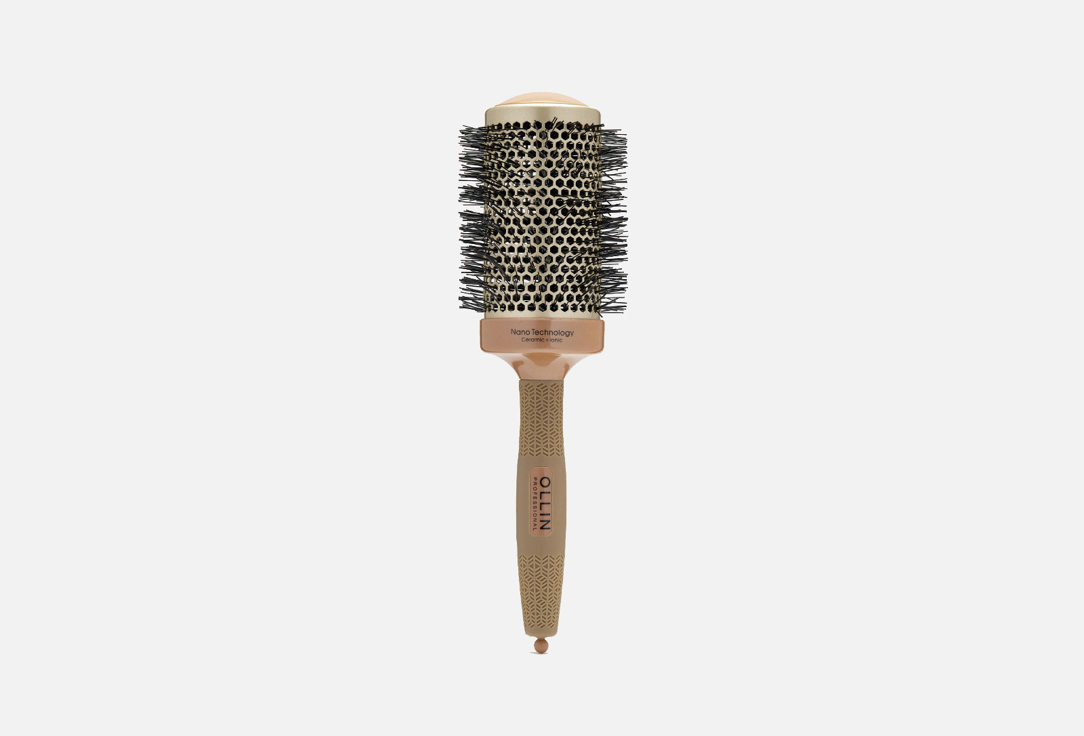 Изображение товара Термобрашинг для волос Ollin Professional Thermal brushing Gold Ceramic+Ion, 58 mm