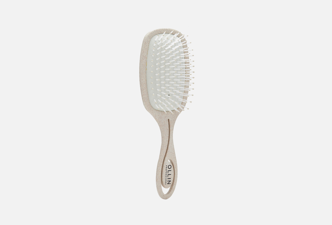 Щётка массажная для волос OLLIN PROFESSIONAL Rectangular Flexible massage brush 1 шт цена и фото