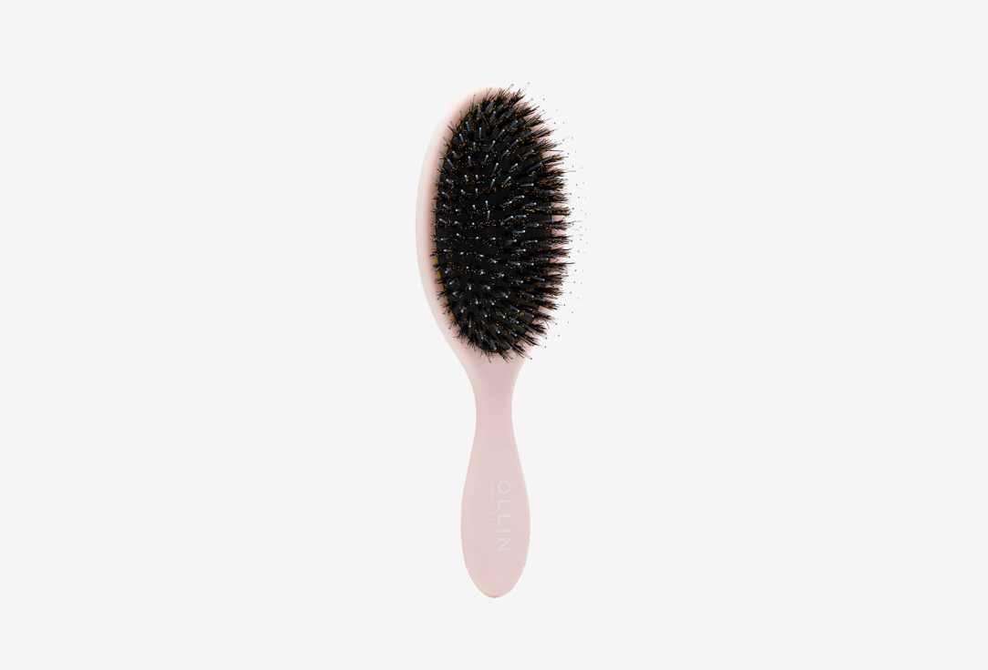 Щётка массажная с комбинированной щетиной для волос Ollin Professional Soft Touch massage brush mixed bristles 
