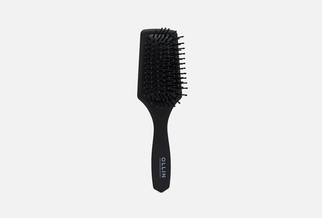 цена Щётка массажная для волос OLLIN PROFESSIONAL Trapeze-shaped massage brush, medium 1 шт