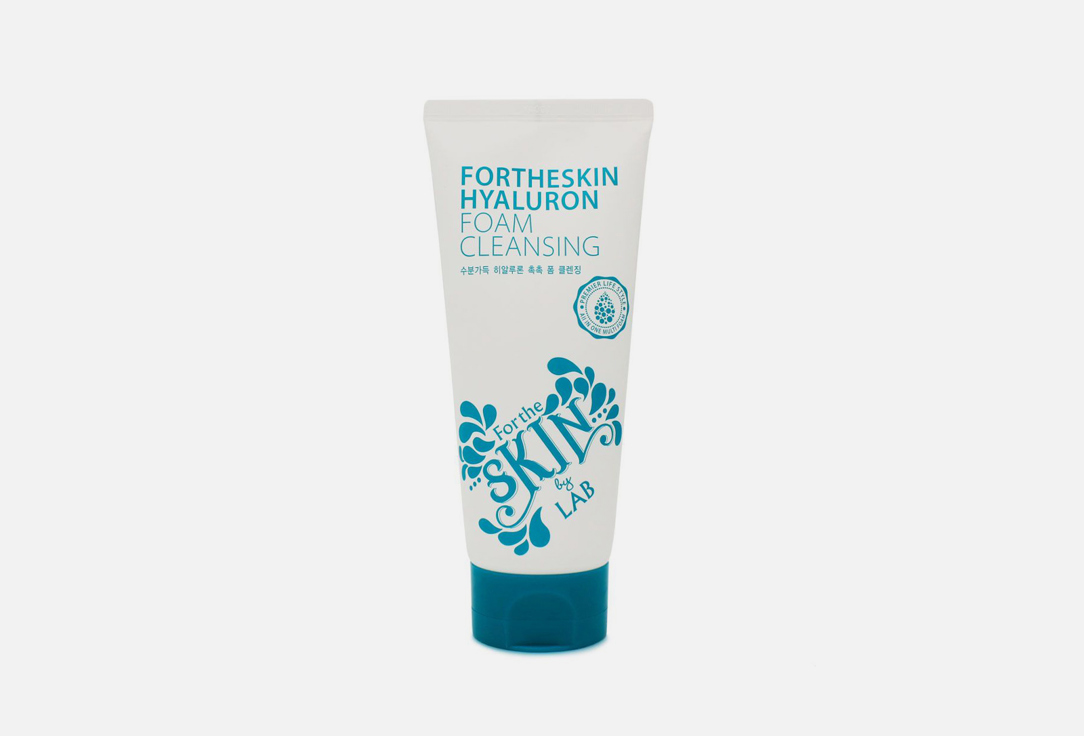 Пенка для умывания лица FOR THE SKIN BY LAB HYALURON FOAM CLEANSING 180 мл пенка для умывания лица с коллагеном for the skin by lab collagen foam cleansing 180 мл