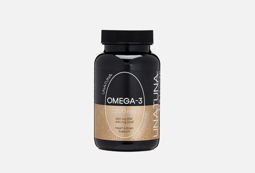 Биологически активная добавка UNATUNA Omega-3 60 шт биологически активная добавка unatuna magnesium b6 90 шт