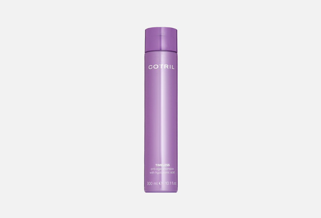 

Антивозрастной шампунь для волос COTRIL, Timeless Anti-age shampoo with hyaluronic aсid 300 мл