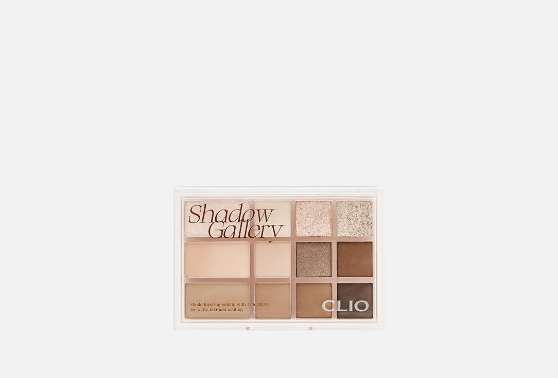 Изображение товара Палетка теней для век CLIO SHADE & SHADOW 12 насыщенных оттенков для яркого макияжа