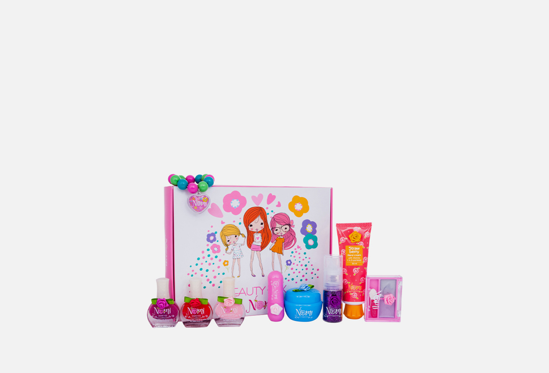 Набор подарочный для девочек NOMI Бьютибокс № 8 11 шт подарочный набор на 8 марта spa box beauty box 30х20 см