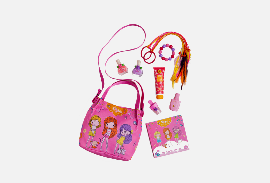 Набор подарочный детской косметики и аксессуаров Nomi в сумочке 