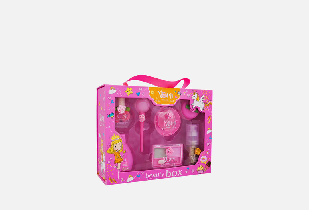 Набор подарочный для девочек NOMI Бьютикейс-саквояж 7 шт мойка кухонная reginox jumbo lux okg box
