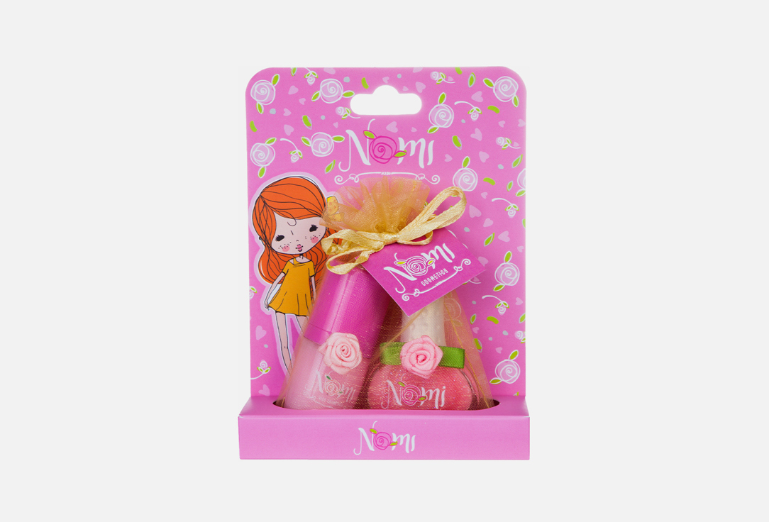 Изображение товара Подарочный набор для девочек Nomi № 9 с лаком и блеском для губ