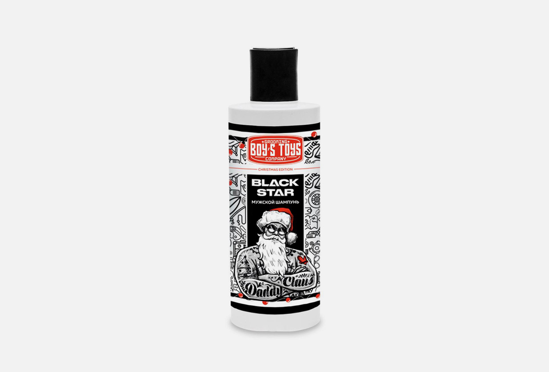Увлажняющий шампунь для волос Boys Toys Moisturazing men's shampoo Black Star Christmas Edition 