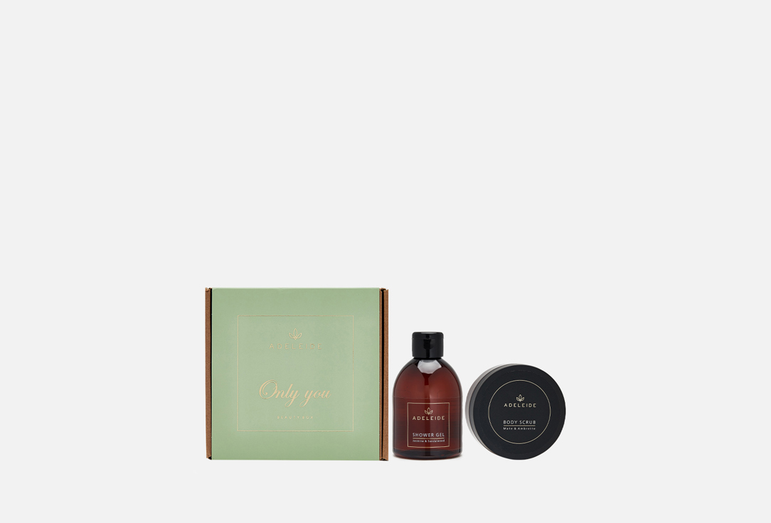 Изображение товара Набор по уходу за телом ADELEIDE гель для душа и скраб