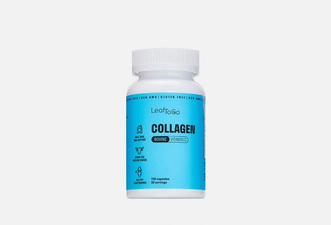 Сollagen LEAFTOGO 250 мг в капсулах 150 шт omega 3 leaftogo 1350 мг в капсулах 90 шт