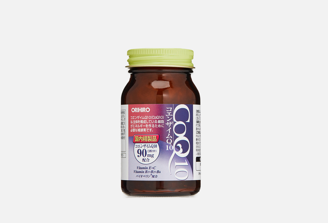 Биологически активная добавка ORIHIRO CoQ10 90 шт биологически активная добавка orihiro vitamin c 300 шт