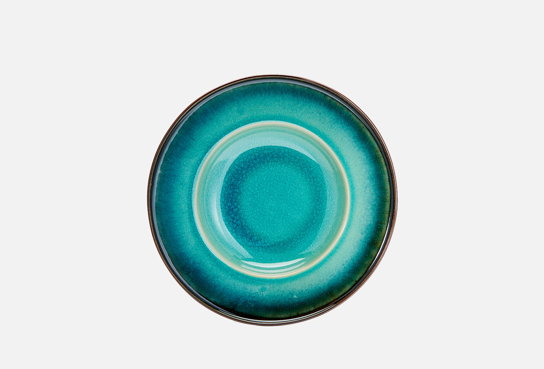Глубокая тарелка IRIS VISTA ALEGRE Зелено-коричневый 1 шт ваза vista alegre джет блэк 15 см стекло синяя