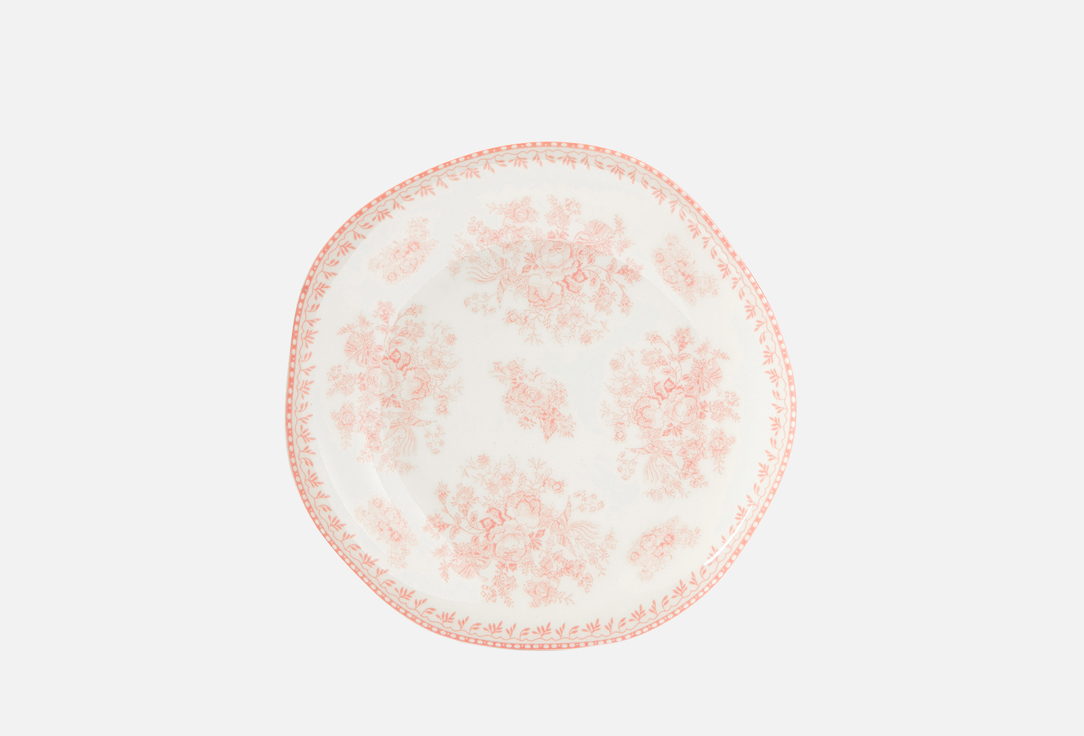 Тарелка Luzerne розовая, 20 см 