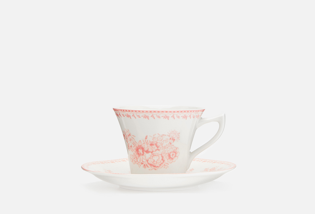 Чайная пара LUZERNE Розовая 170 мл чайная пара bianco nobile