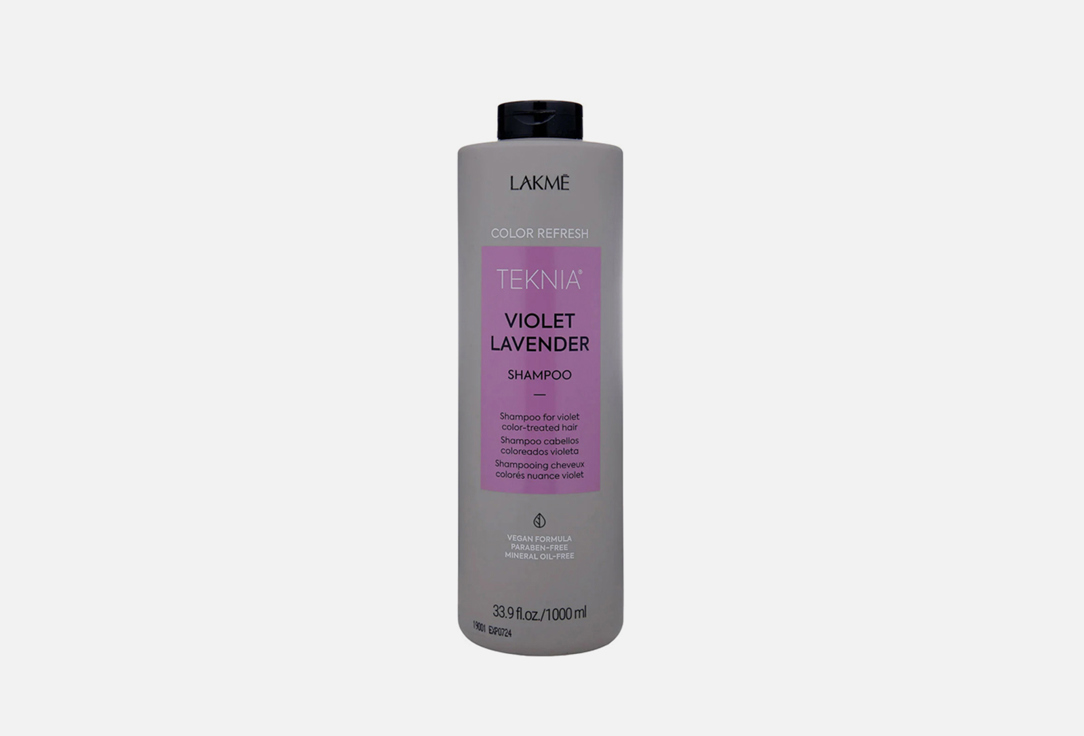 

Шампунь для волос LAKME, REFRESH VIOLET LAVENDER SHAMPOO 1000 мл